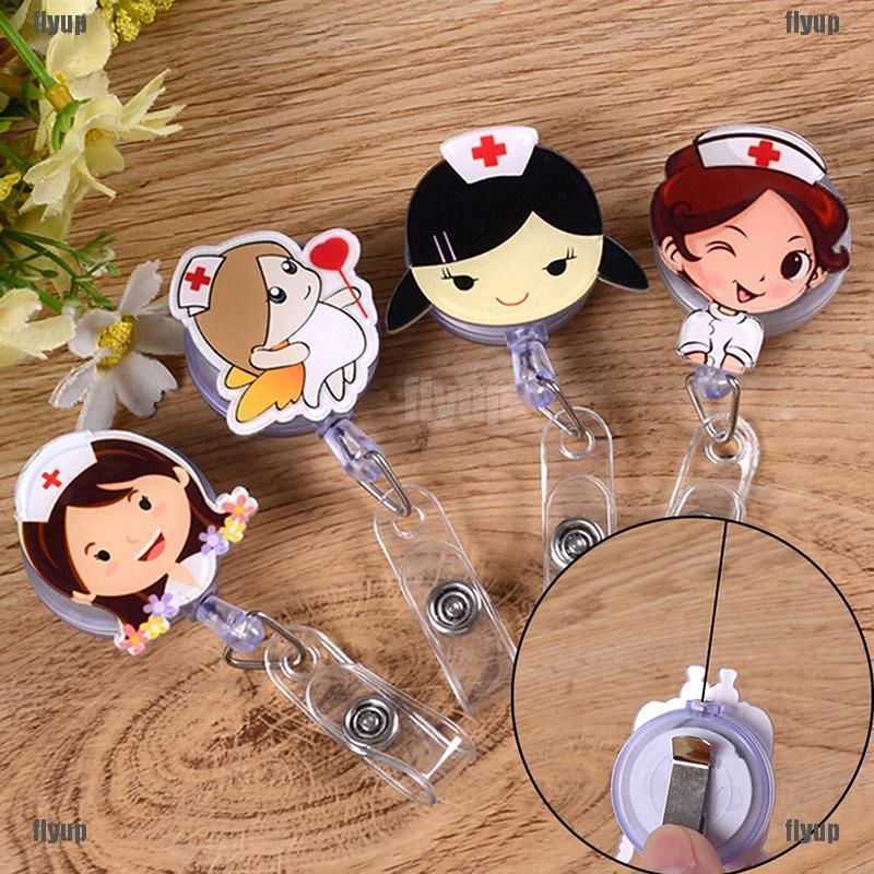 Bayar Di Tempat Retractable Badge Reel Nurse Exihibiton Id Name Card Badge Holder Shopee Indonesia