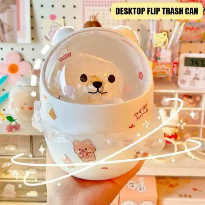 

Pen Holder Bear / Tempat Pensil / Make Up Tool / Trash Can /Tempat Sampah Beruang