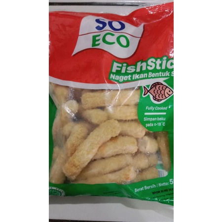 nugget so eco fish stik nugget ikan bentuk stik