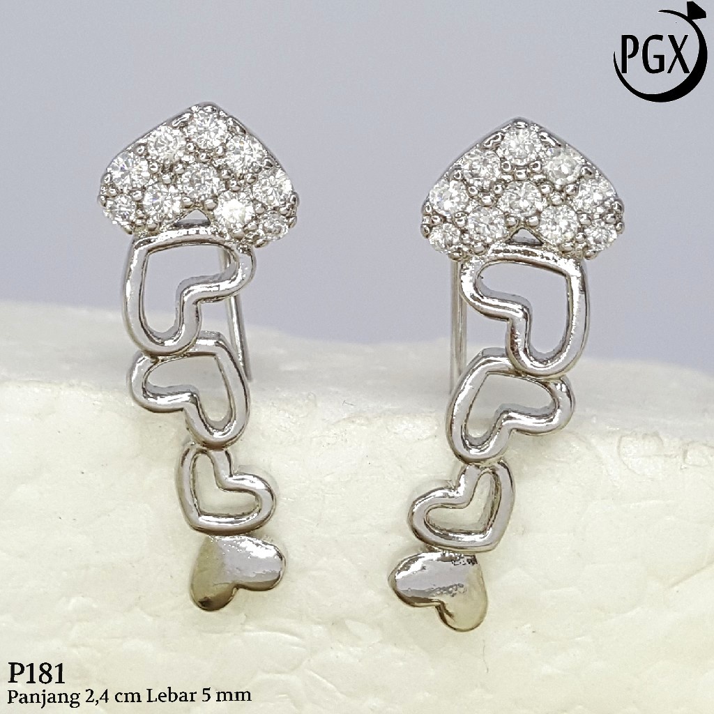 PGX Anting Panjang Korea Xuping Lapis Emas Aksesoris Perhiasan Premium - P181