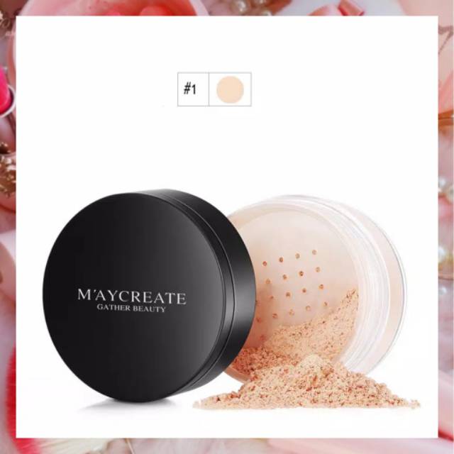 [COD] MAYCREATE LOOSE POWDER / BEDAK TABUR MAYCREATE ORIGINAL 3 WARNA