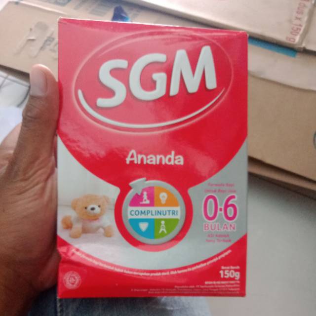 

ACH STORE SUSU BUBUK SGM ANANDA 0-6 150g KOMPLIT NUTRI