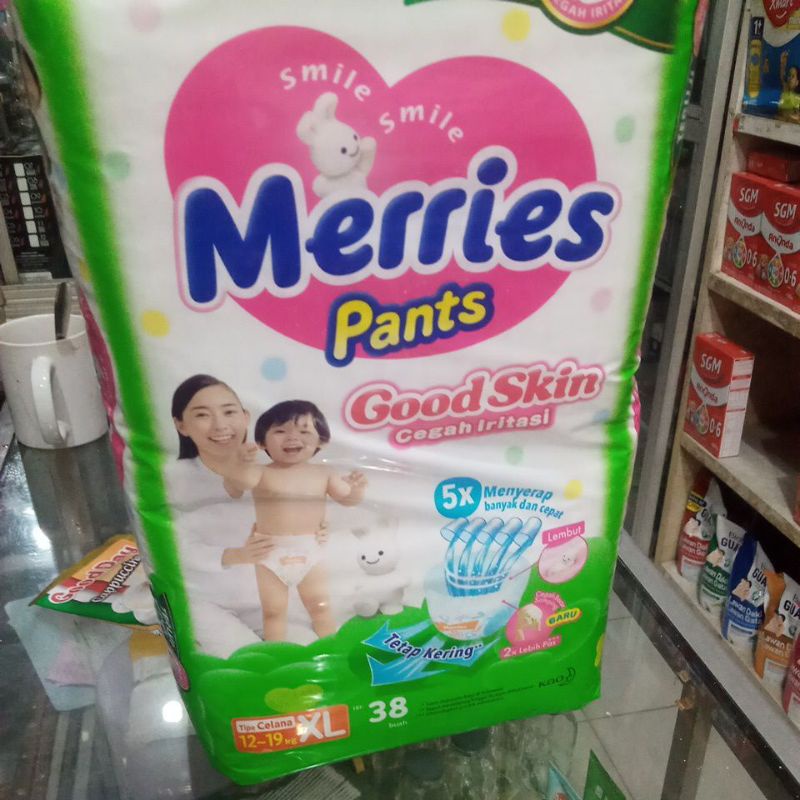 merries pants XL38 popok