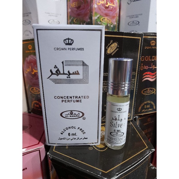 minyak wangi silver al rehab original saudi