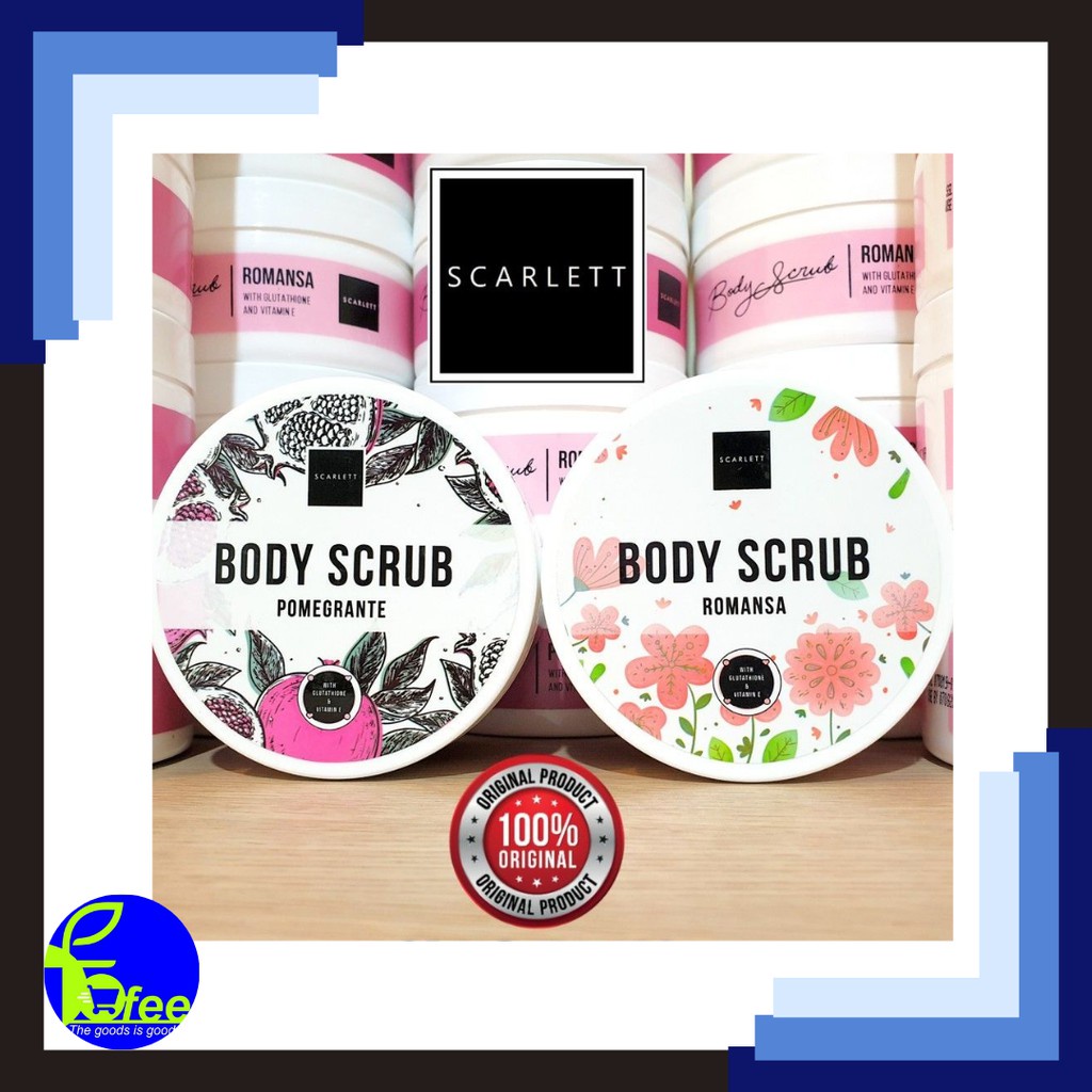 [LOCAL]  - cepuk SCARLET Whitening Body Scrub Scarlett By Felicya Angelista