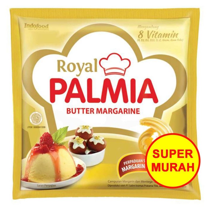 Royal Palmia Butter Margarine Sachet 200 gr