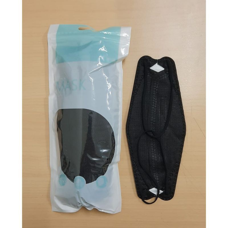 masker izin kemenkes evo kf94 hijab model sensi masker korea kf94 jilbab-Hitam pcs