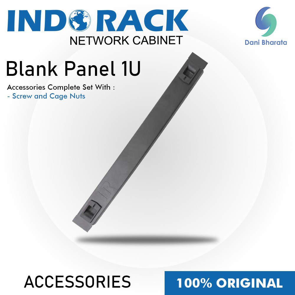 Blank Panel 1U Dimension (DxWxH) : 43 x 482 x 12 mm