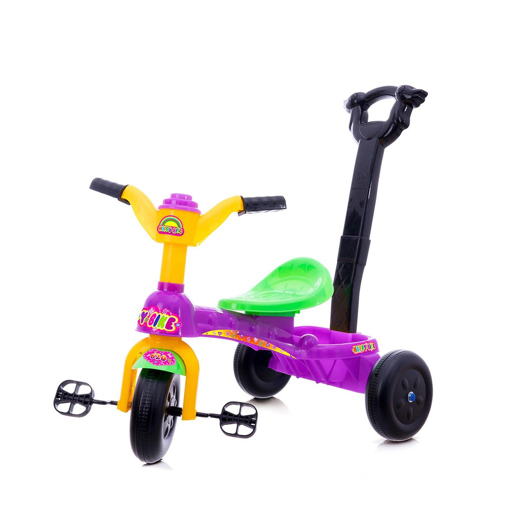 Mainan Anak Plastik Sepeda Anak Roda 3 Tricycle SHP TOYS HB 620 Happy Kids-Purple