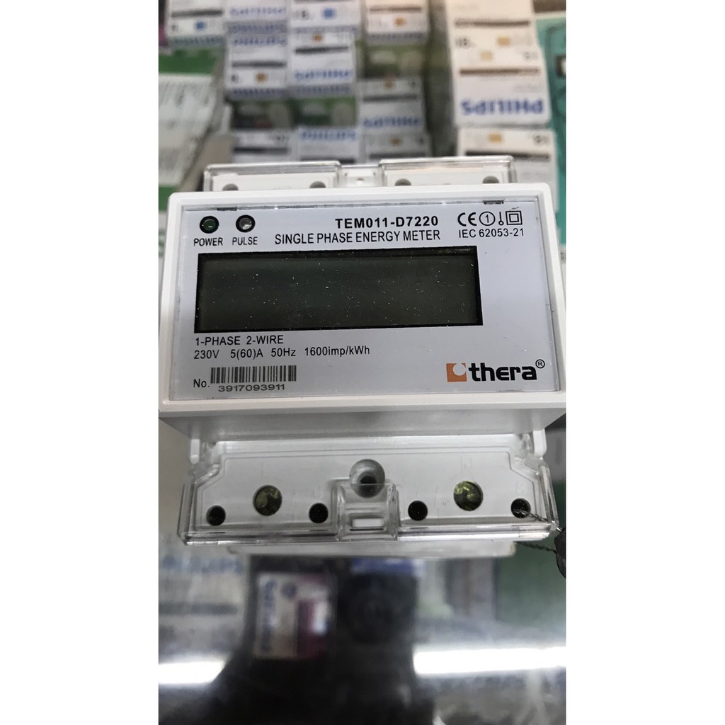 Kwh Meter 1 phase 2 wire / Single phase Two wire - TEM011-D7720 (Thera