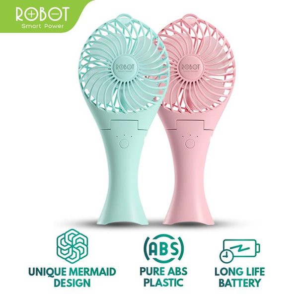 Order Langsung Kipas Angin Robot RT-BF07 Mini Fan - Powerbank RT BF07 Power Bank terbaik