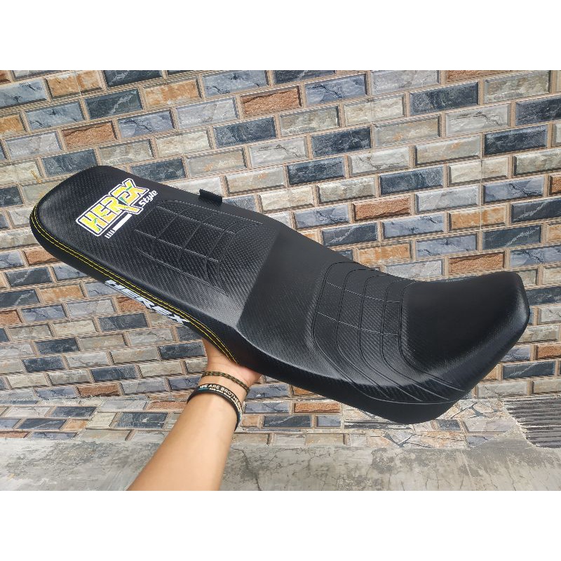 Jok sadel tiger lama, tilam, tilas, tiger 2000 herex style slim tipis type gelombang dan selonjor