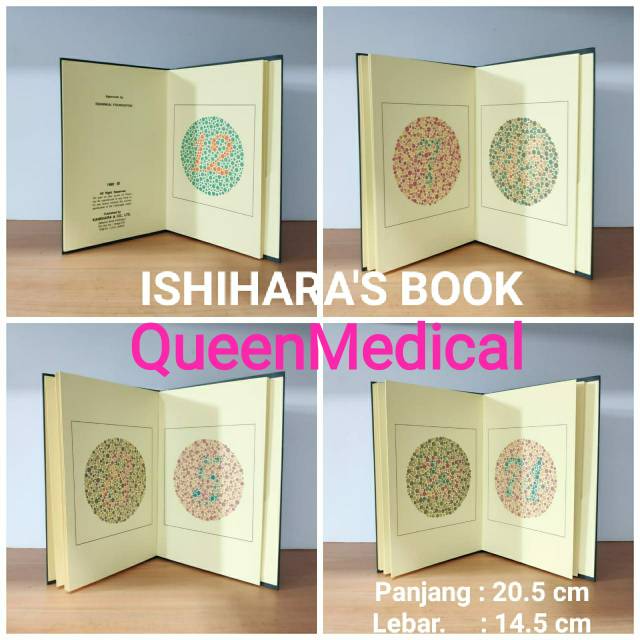 Buku Ishihara 14 Plate/Buku Tes Buta Warna