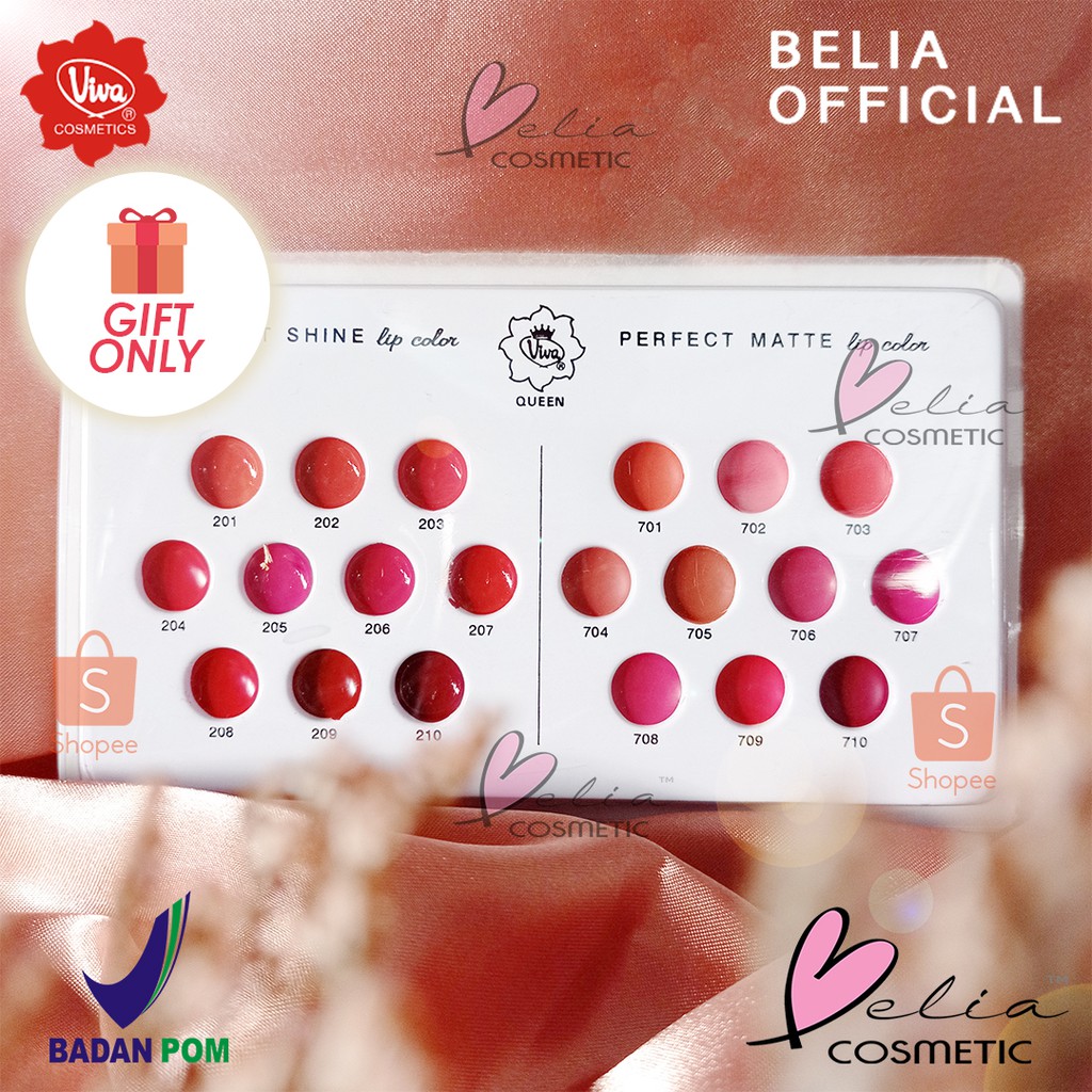 ❤ BELIA ❤ (GIFT) VIVA Lipstick Matte | Shine Travel Pack | Tester