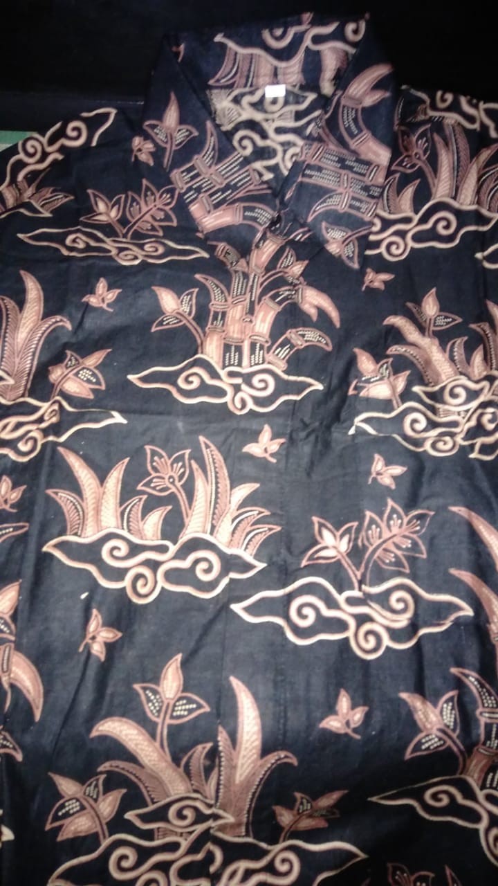 Kemeja Batik Lengan Panjang Size M L Xl Xxl