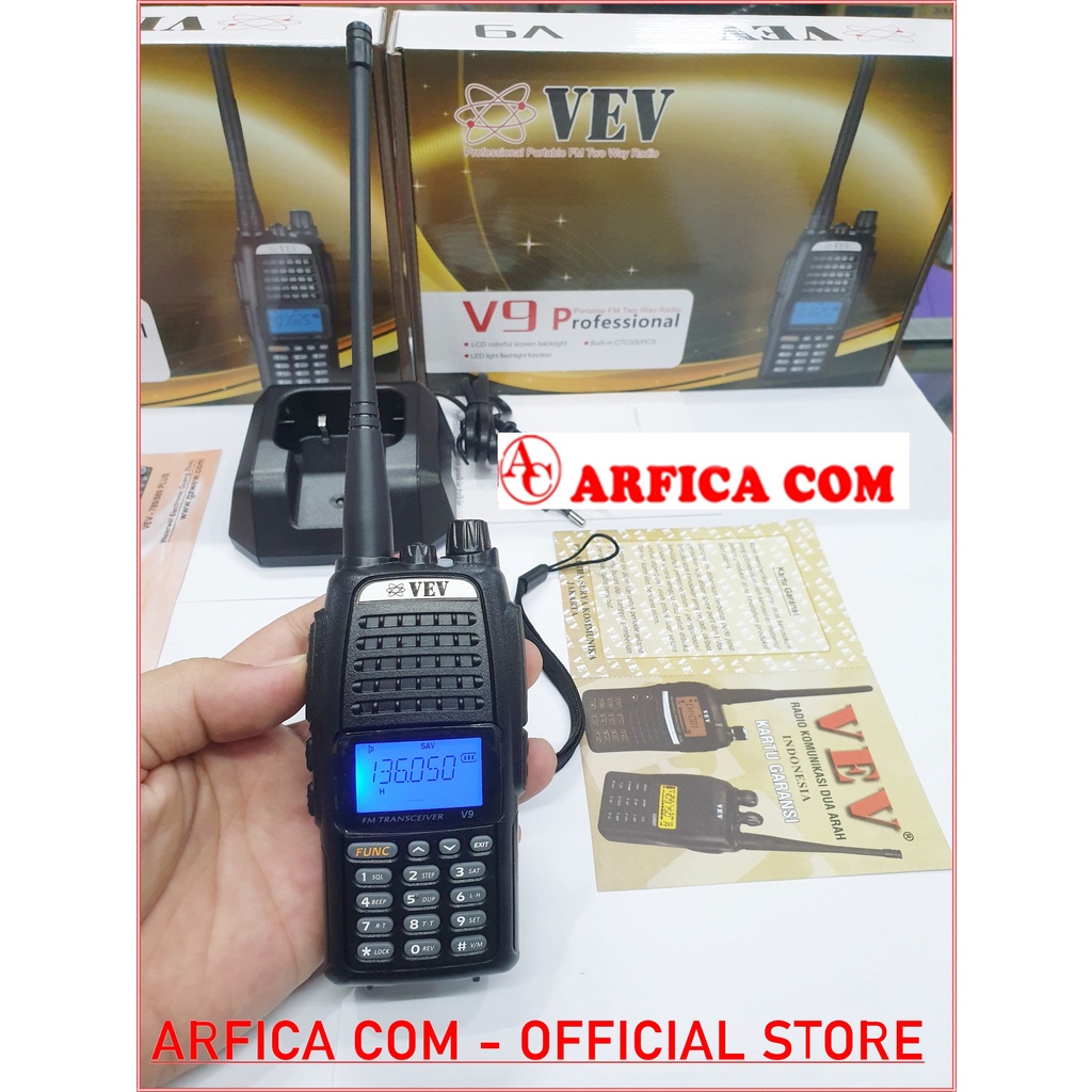 HT VEV-V9 / VEV V9 / V 9 VHF 136-174 MHZ BERGARANSI RESMI