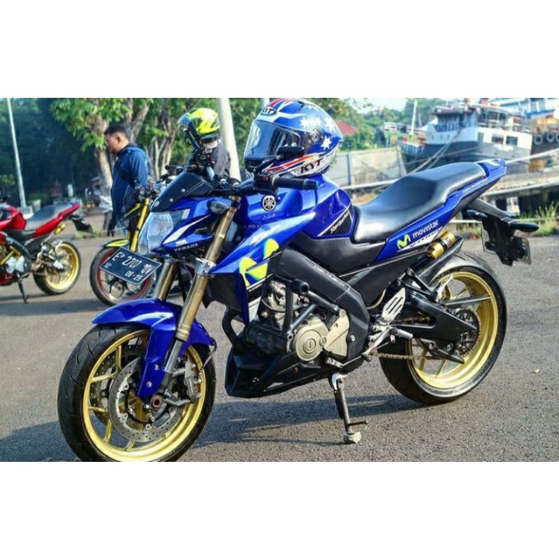 Striping lis sticker standar ori Honda New Vixion Advance Movistar 2016 Striping NVA Movistar 2015