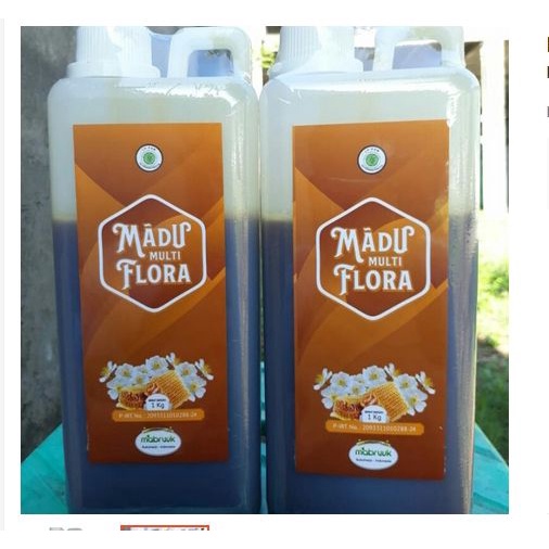 

Madu Murni Multi Flora 1000 gr gram 1000gr 1kg 1 kg Mabruk Mabruuk madu murni