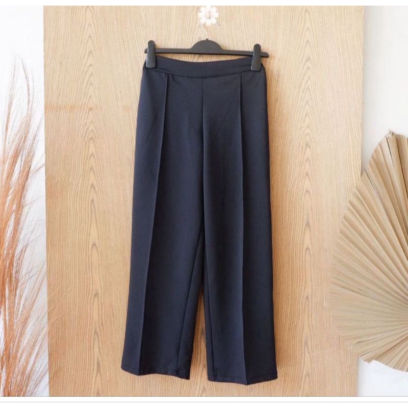 CUBIT SUPER JUMBO / CELANA KULOT HIGHWAIST TULANG jumbo Allsize bigsize pants - Scuba Pants PREMIUM Stretch