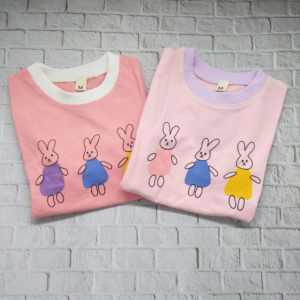 Sweater / Baju anak perempuan lucu murah usia 1-4 thn 100% import kualitas premium gambar 3 RABBIT SWTR01