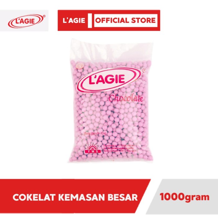 

504Oekho Lagie Coklat Kiloan Biskuit Merah Muda Pink 1Kg 6J477iyfi