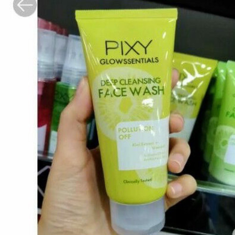 un [ 60 g ] pixy glowssentials deep cleansing face wash -- sabun wajah pixy glows 60 g