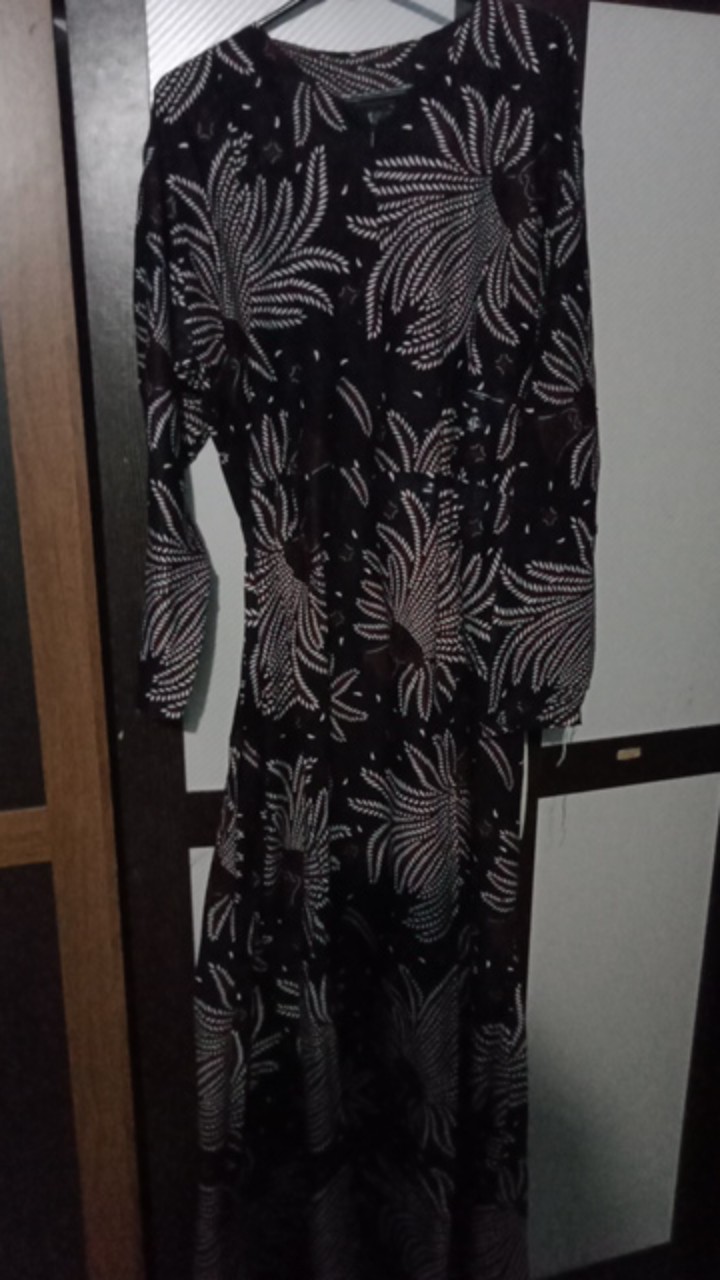 Ms Gamis Batik Sriwedari Maxi Katun Bumil Allsize Dan Jumbo