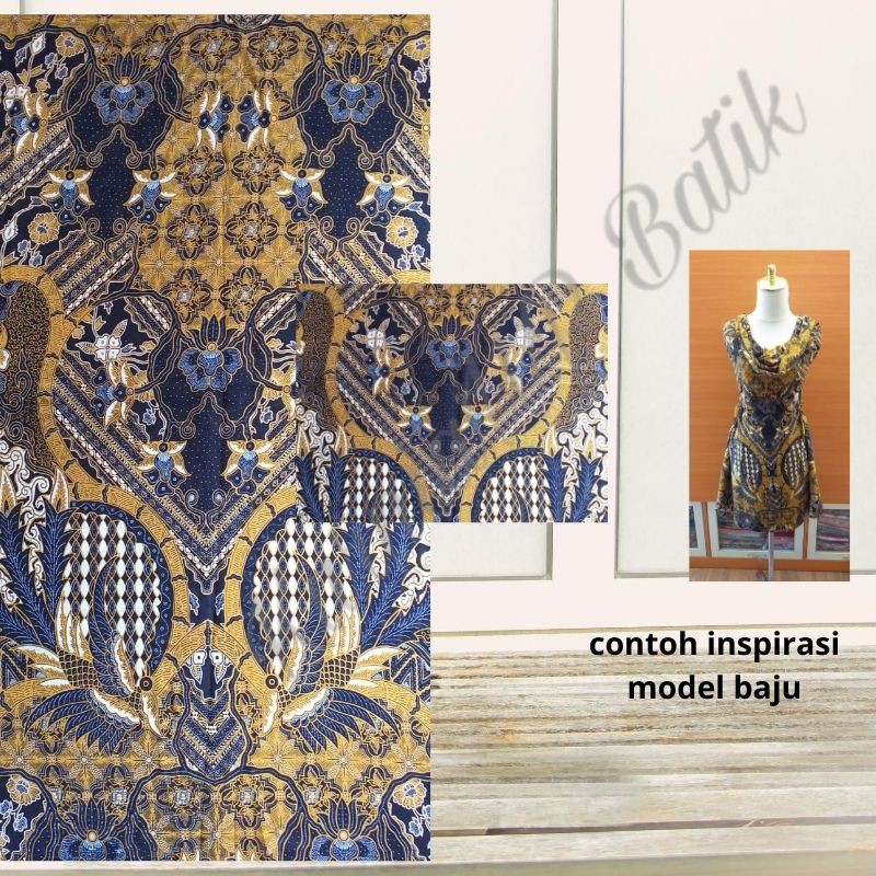 Kain Batik Cap Motif Burung