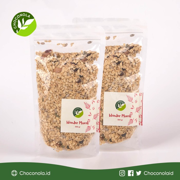 

Produk Eksklusif MUESLI 7 IN 1 Wonder Muesli 500g x 2 PROMO BUY 1 GET 1 Free ongkir