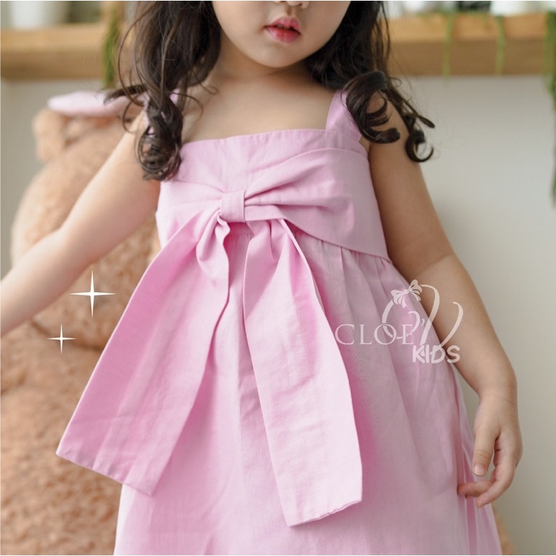 CLOEVKIDS - Dress Anak Perempuan Katun Lisa