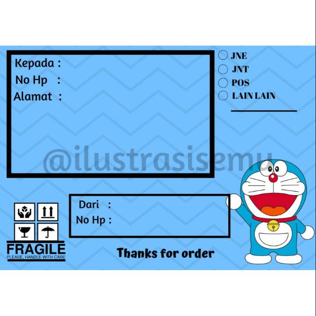 30+ Ide Stiker Pengiriman Kosong Doraemon Aneka Stiker Keren