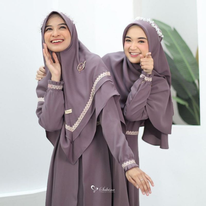 SALVINA// [Ready Stock] Afsya dress set by Salvina