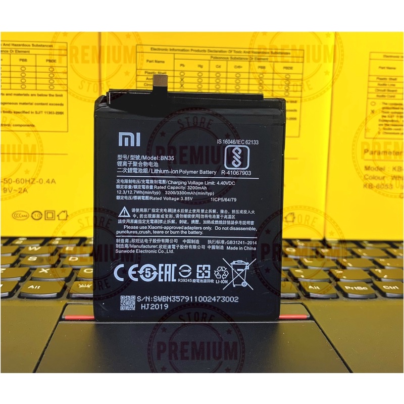 Batre Baterai Xiaomi Redmi 5 BN35 Batre Xiaomi Redmi 5 baterai Bn35 Original New