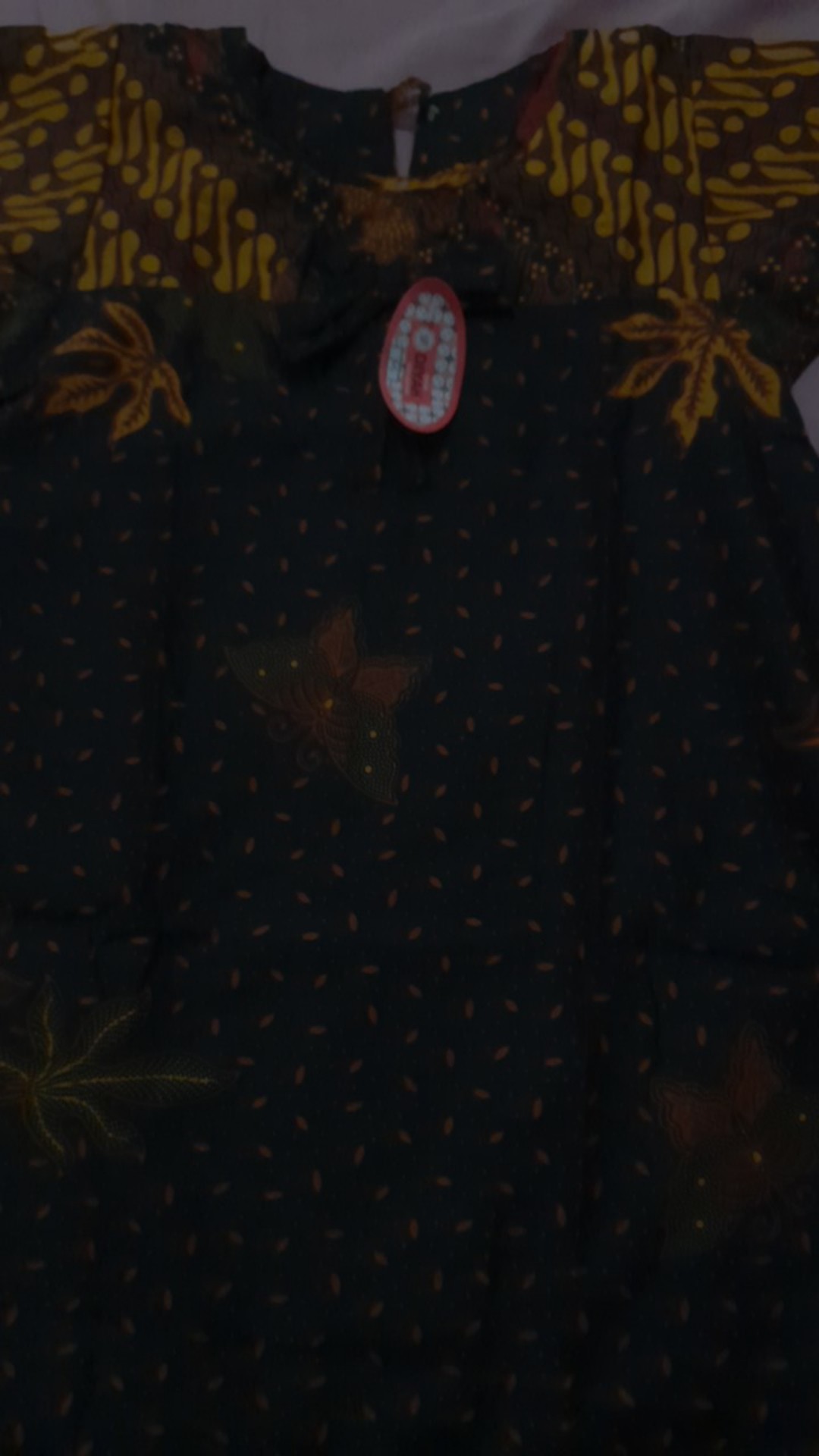 Dress Batik Anak Size M Usia 4-5,5th