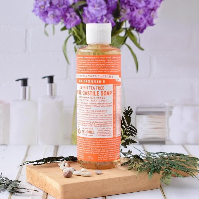 

Harap Baca Deskripsi Sebelum Order Dr. Bronners Tea Tree Pure-Castile Soap 237 Ml
