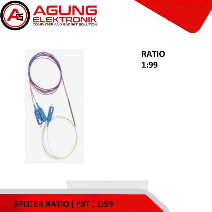 Splitter ratio 1:99 Three window/FBT spliter ratio/coupler rasio (UPC)