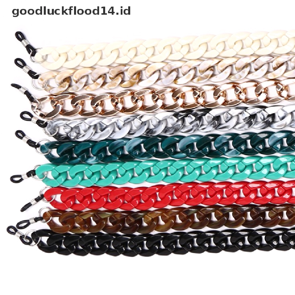 [OOID] Acrylic Glasses Spectacles Eyewear Chain Holder Cord Lanyard Necklace 66cm New ID