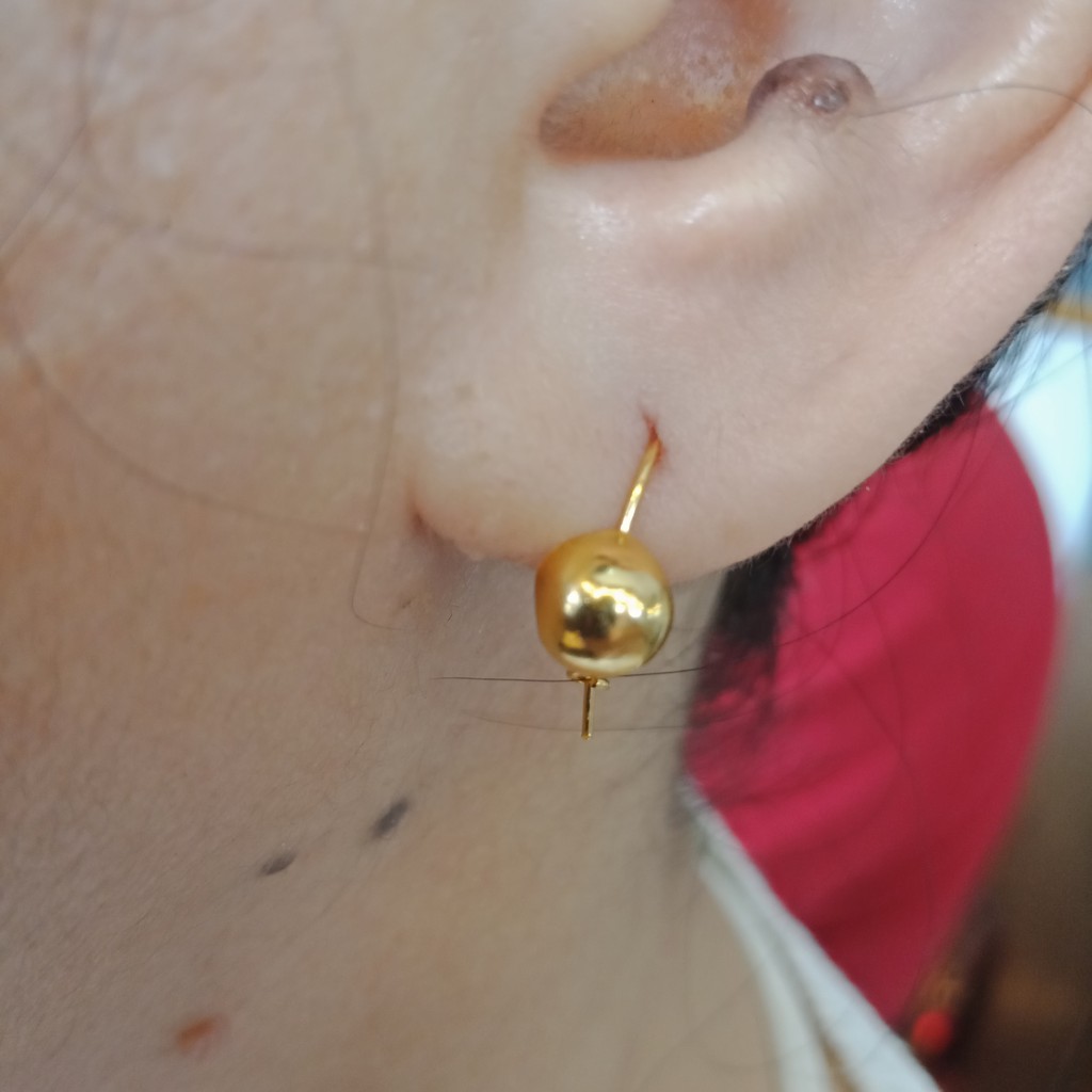 anting gantung merica desi anak dan dewasa emas asli kadar 700 70% 16k 22 gold