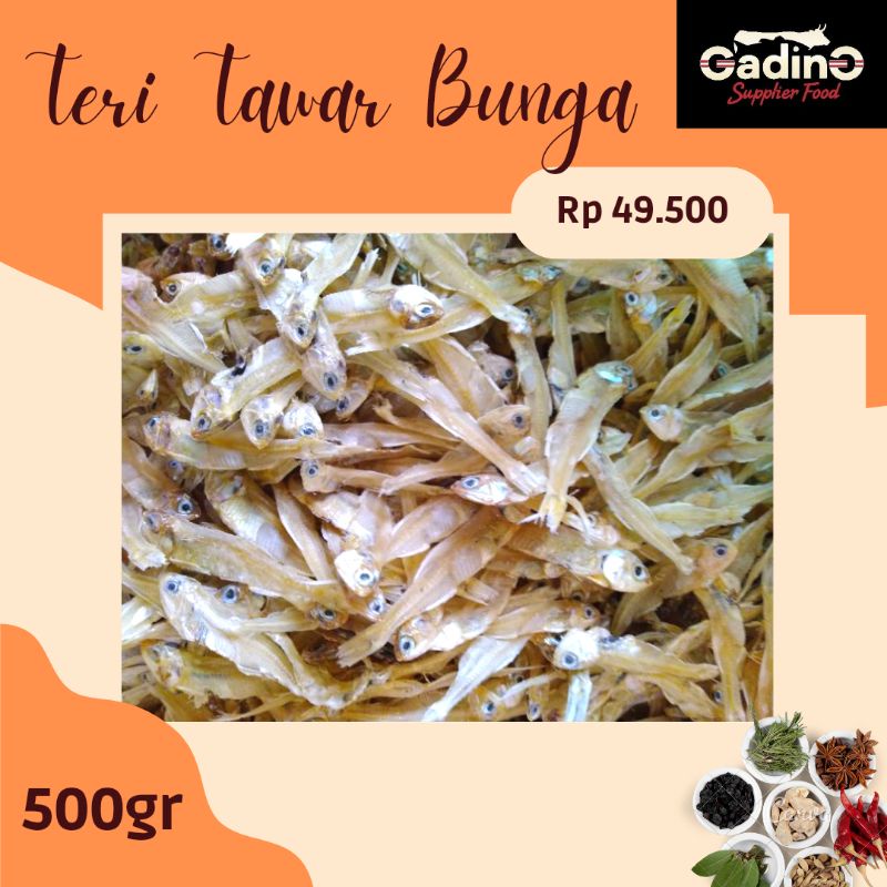 

Ikan Tawar Bunga 500gr KUALITAS BAIK - Bakoel Teri