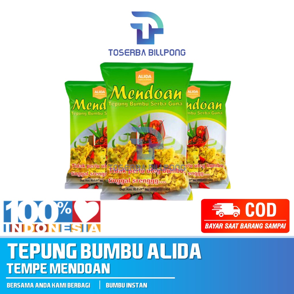 Alida Tepung Tempe Mendoan Tepung Bumbu Khas Banyumas Purwokerto Toserba Billpong