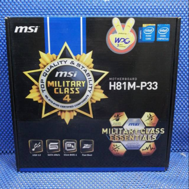 MSI H81M P33 motherboard LGA 1150