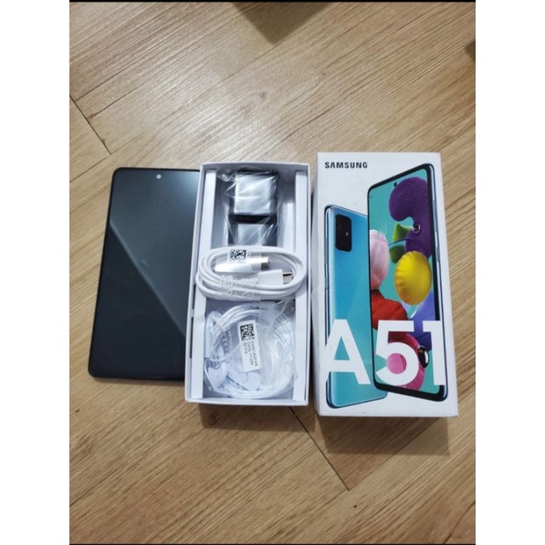 Samsung Galaxy A51 Ram 6/128GB Second Resmi Sein Fullset No Minus