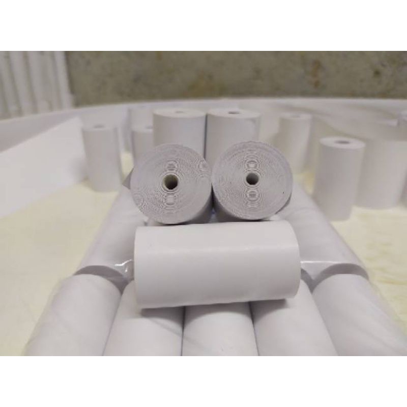 Kertas Struk Thermal Paper Roll 58x30 Termal EDC Thermal Printer Mini Bluetooth 57x30 Coreless