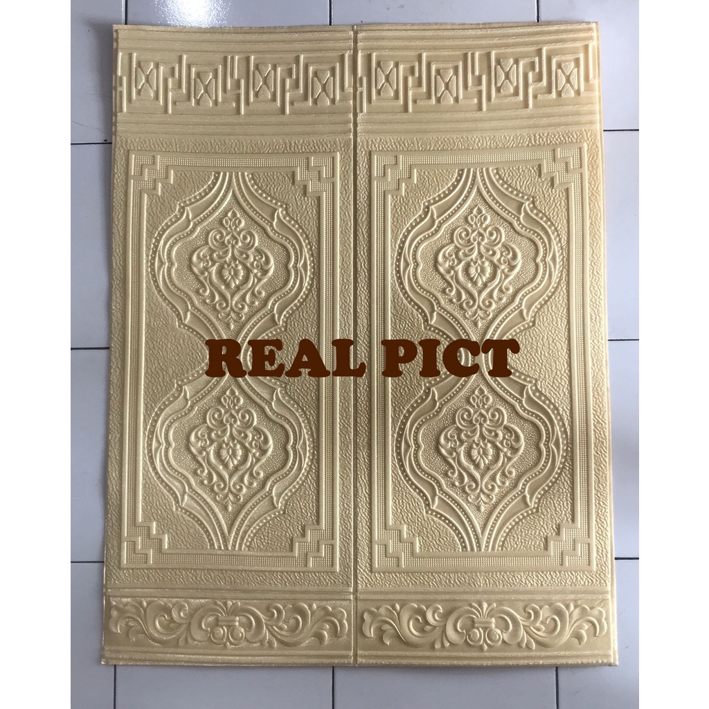 PROMO BELI 30 FREE 1 PCS !! WALLFOAM 3D PANEL 90CM X 70CM WALLPAPER FOAM-5