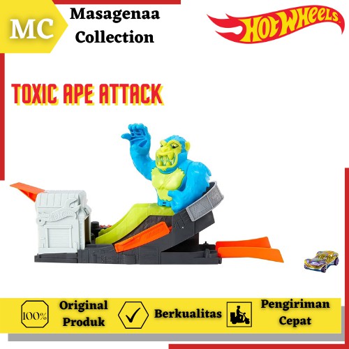 Mainan Lintasan Jalanan Arena Kota Trek Hot Wheels Hotwheels Hotwheel Track City Gorilla Ori Murah