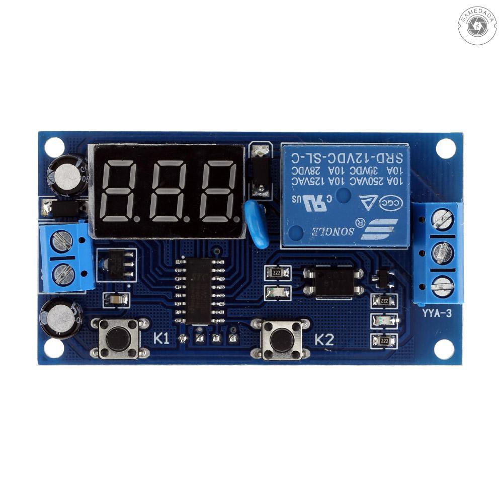 12V Multifunction Delay Time Module Switch Control Relay Cycle Timer