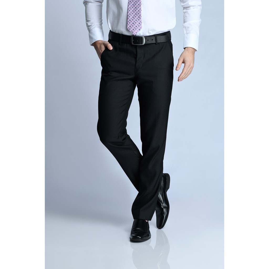  CELANA  PANJANG FORMAL SLIM  FIT  11 HITAM Shopee Indonesia