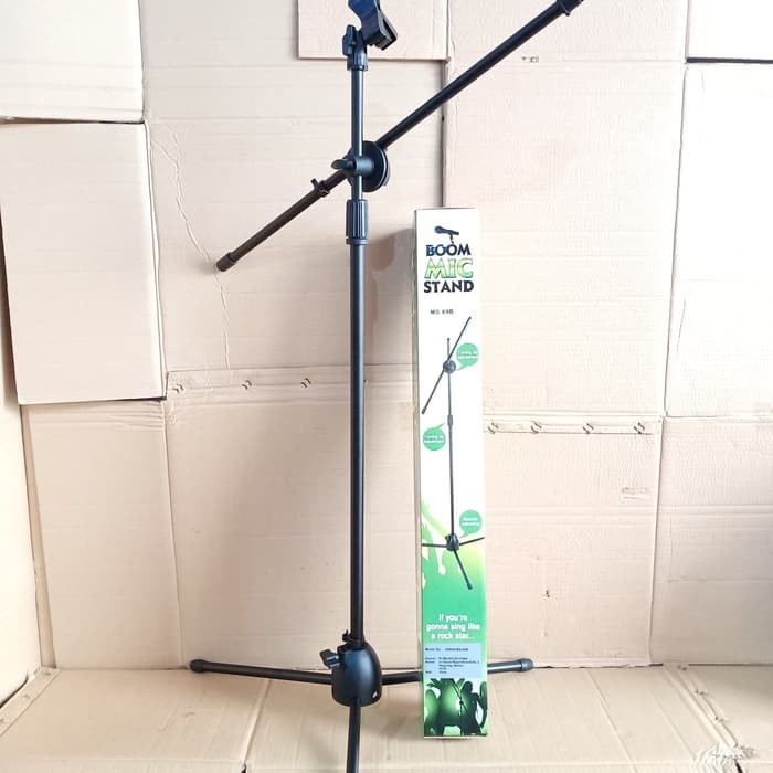 STAND MIC LANTAI TARGA MS 69B BOOM MIC STANDDING