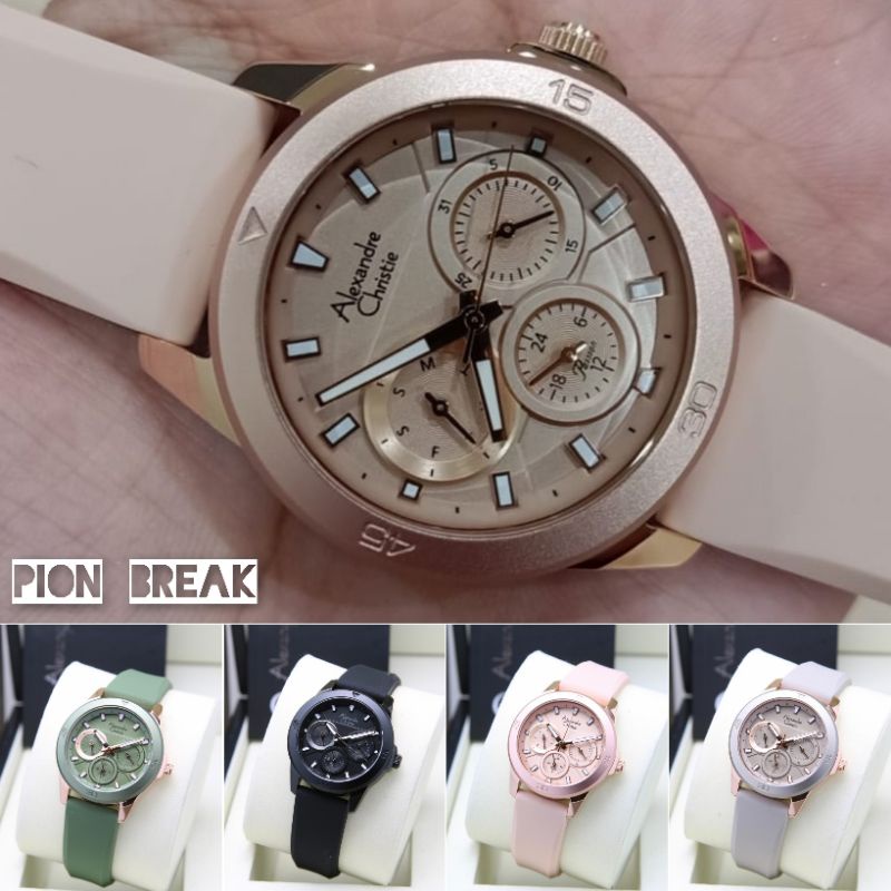 JAM TANGAN ALEXANDRE CHRISTIE AC TERBARU AC 2967 RUBBER | AC2967 KARET ORI