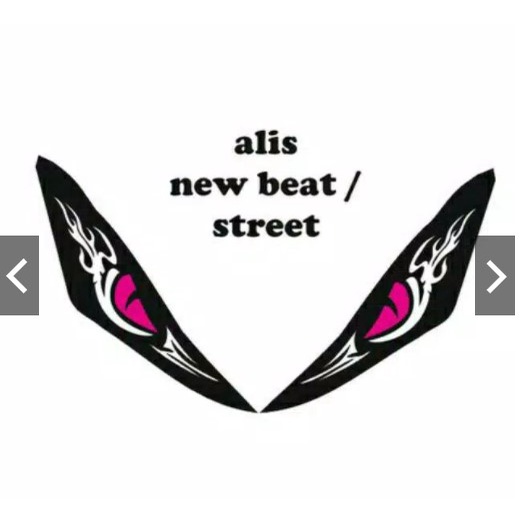 STIKER LAMPU ALIS HONDA BEAT FI DAN NEW 2016 2017 2018 2019
